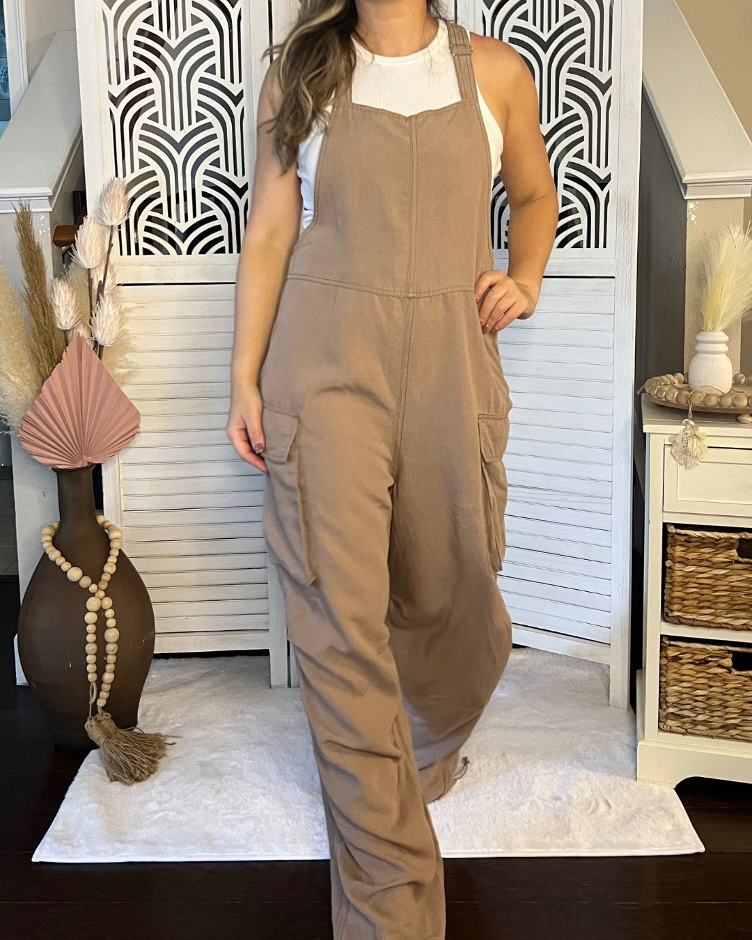 Willow Cargo Wide Leg Jumpsuit