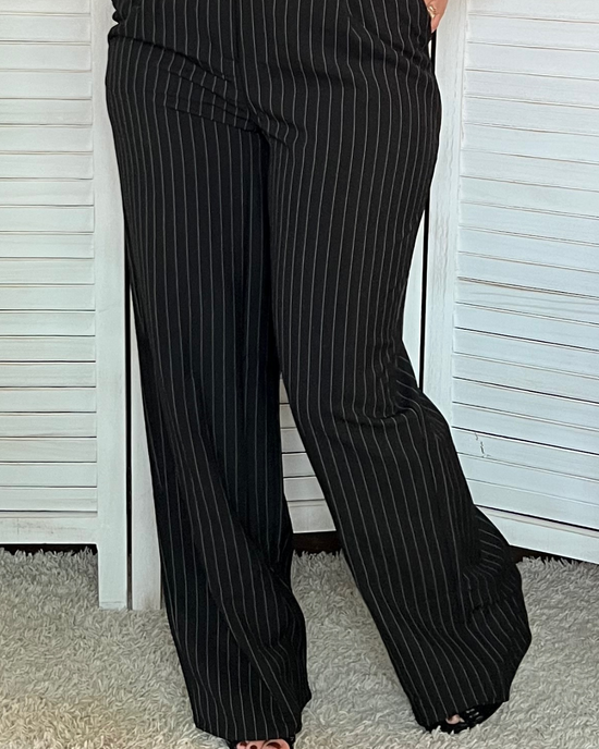 After Hours Pinstripe Pants