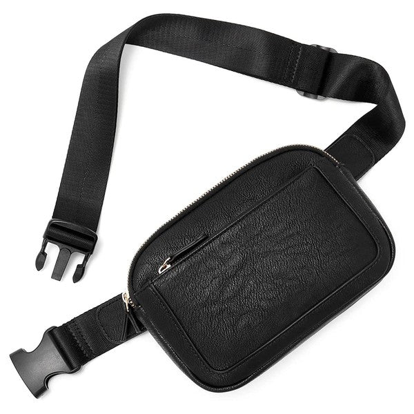 
                  
                    Bolso de cinturón tipo sling Presly de cuero vegano
                  
                