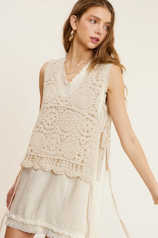 
                  
                    Salome Boho Vest Top
                  
                