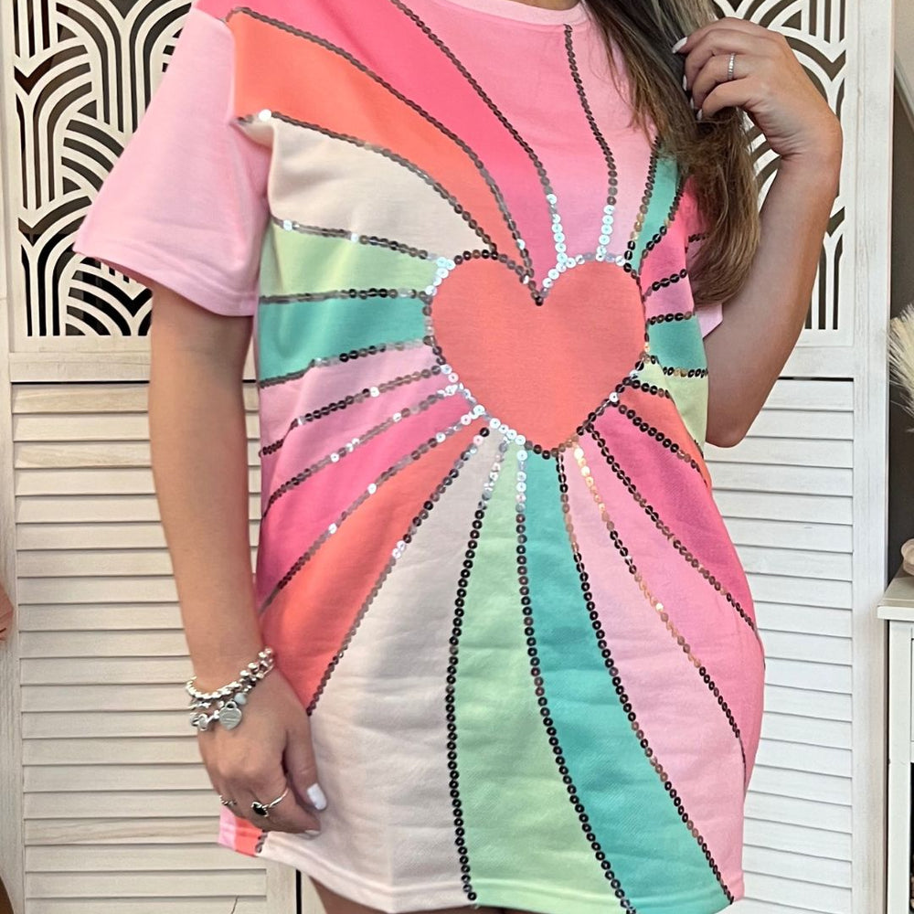 
                  
                    Hearts Society T-Shirt Dress
                  
                