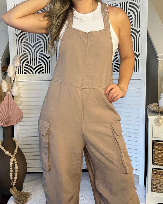 Willow Cargo Wide Leg Jumpsuit