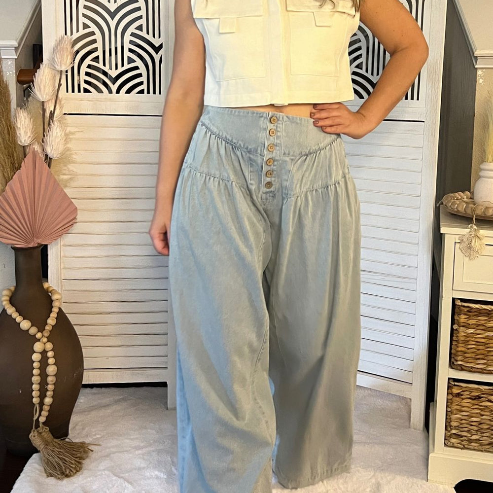 
                  
                    Boho Charm Wide Leg Jeans
                  
                