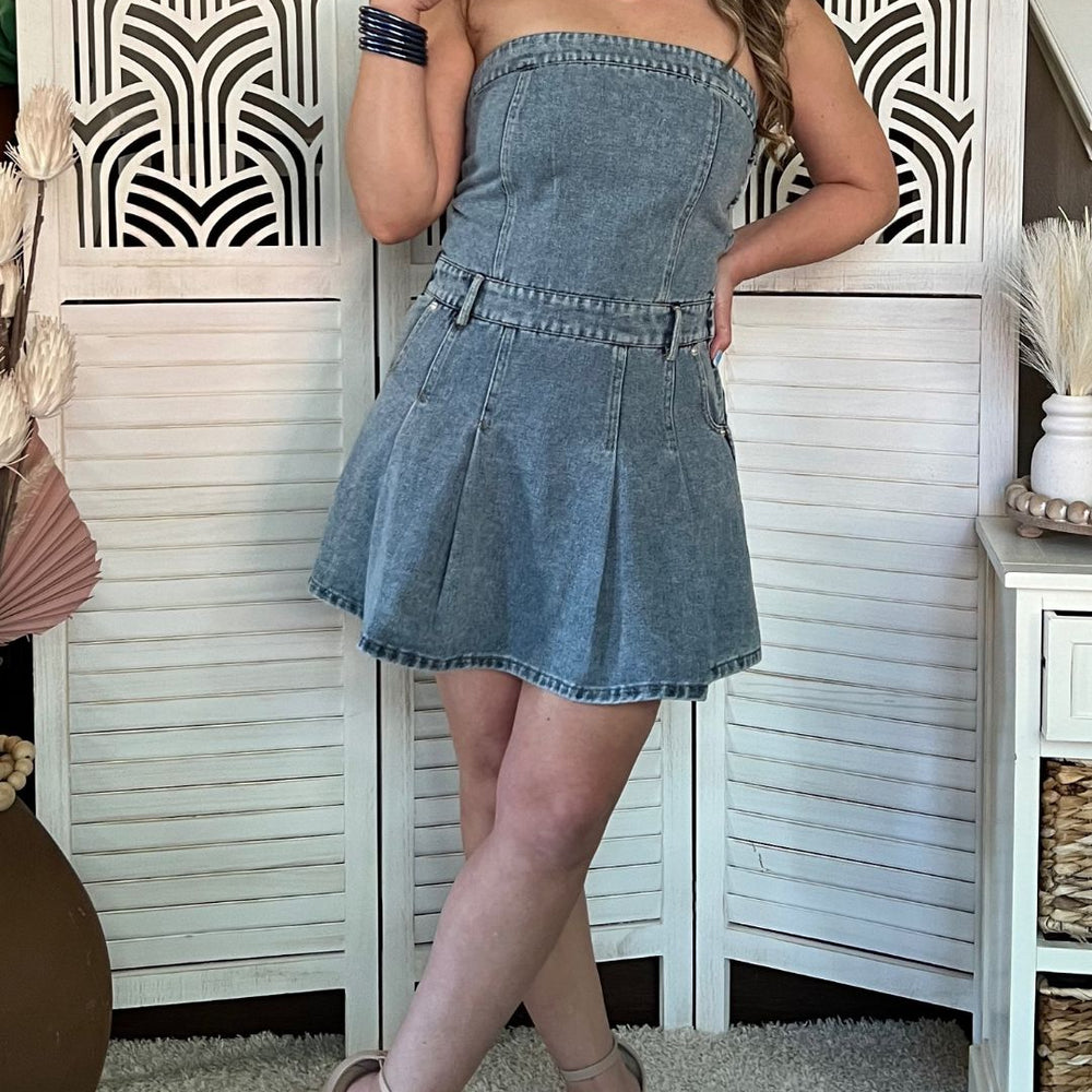 Rhea Vestido de Denim