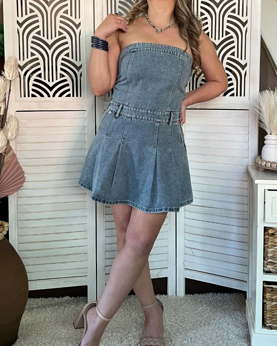 Rhea Vestido de Denim