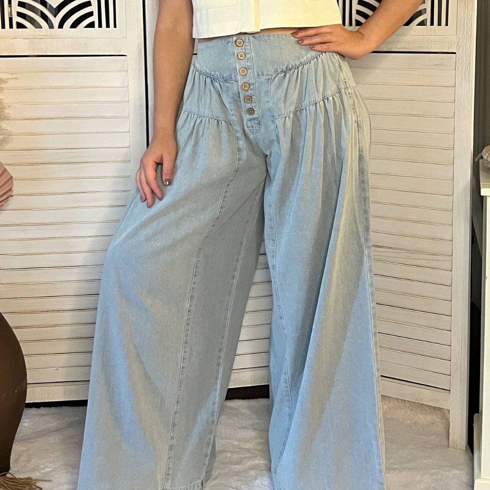 
                  
                    Boho Charm Wide Leg Jeans
                  
                