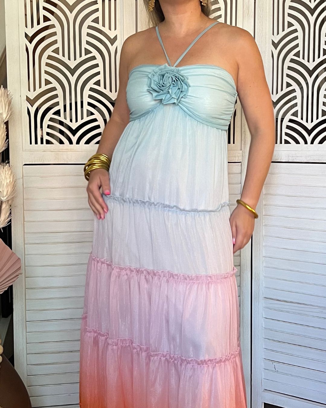 Vestido maxi Sweet Moments