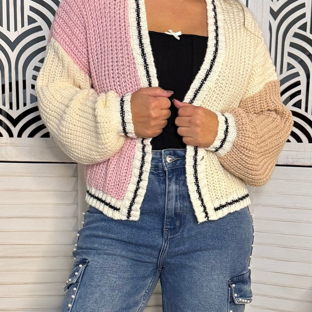 Blush Accents Cardigan