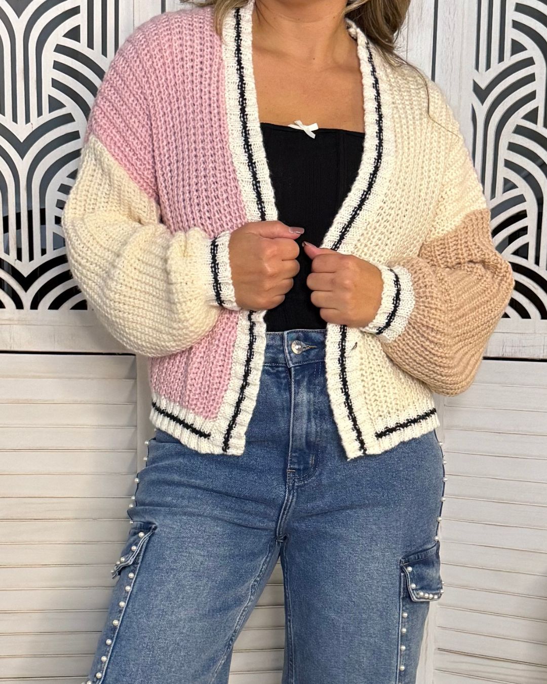 Blush Accents Cardigan