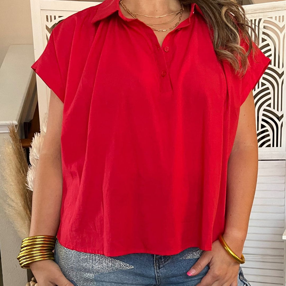 
                  
                    Top Rojo Casual Belleza
                  
                