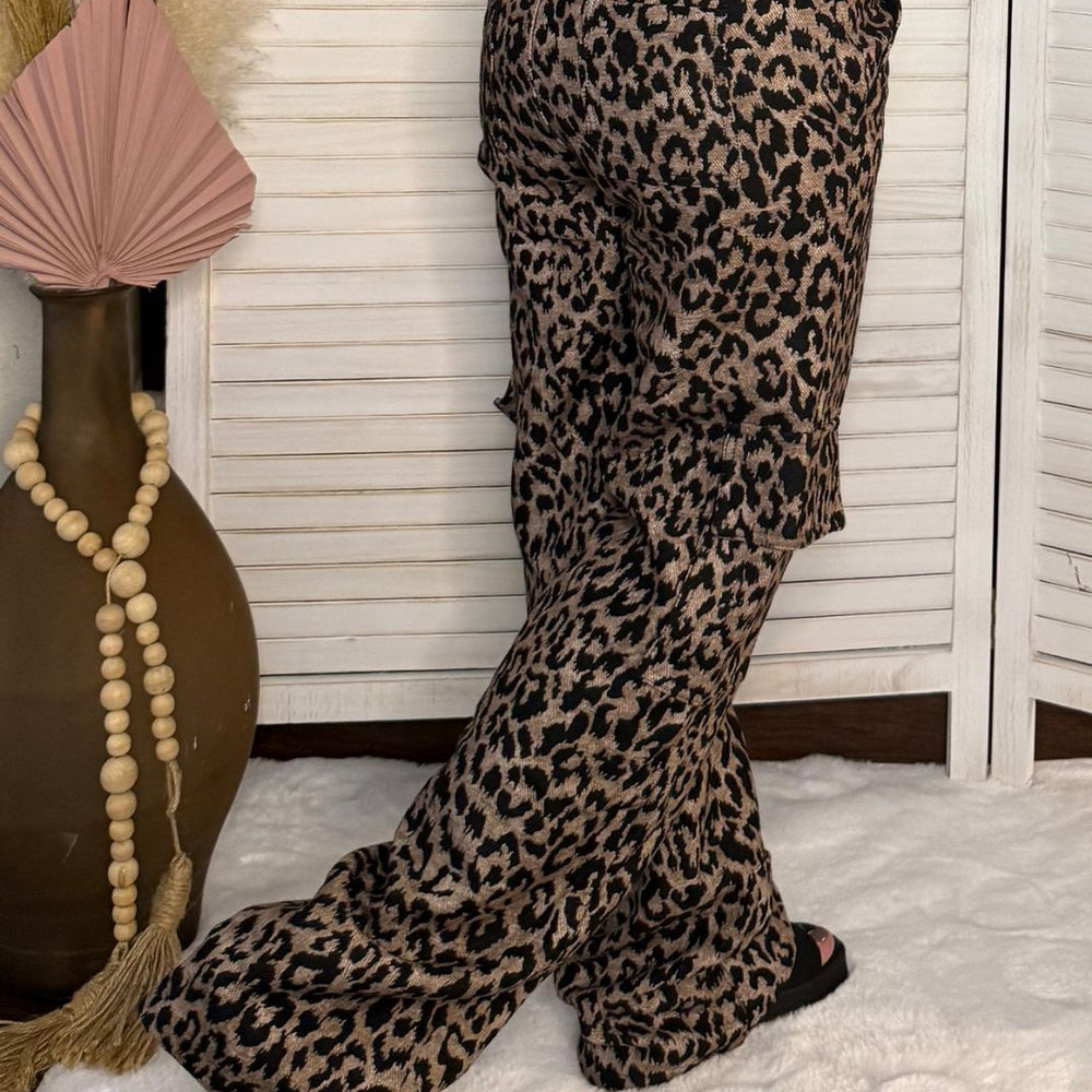 
                  
                    Leopard Wide Leg Pants
                  
                