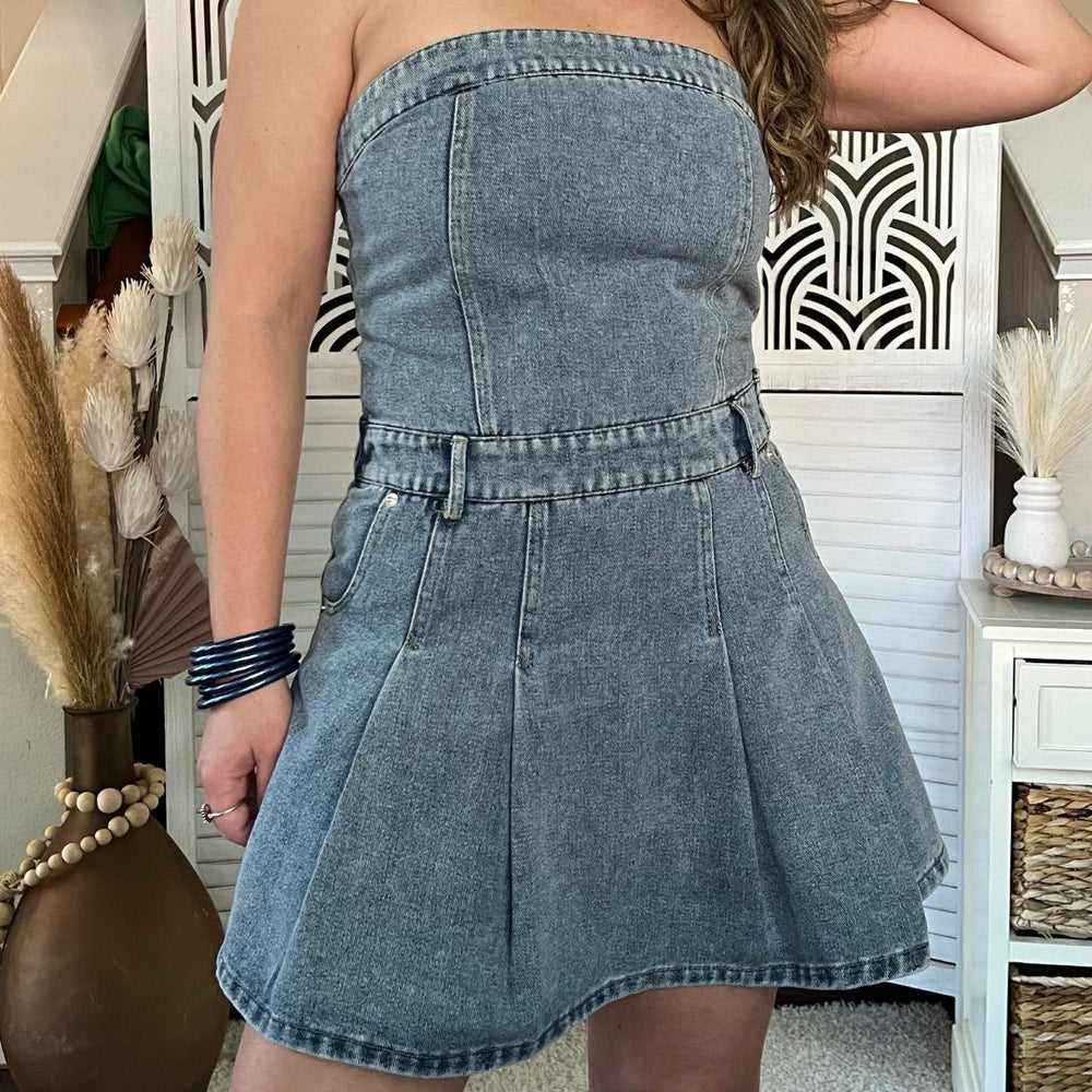 Rhea Vestido de Denim