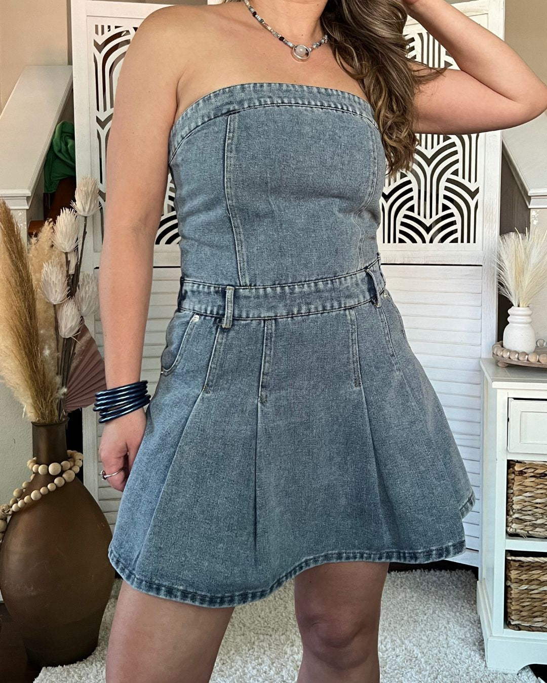 Rhea Vestido de Denim