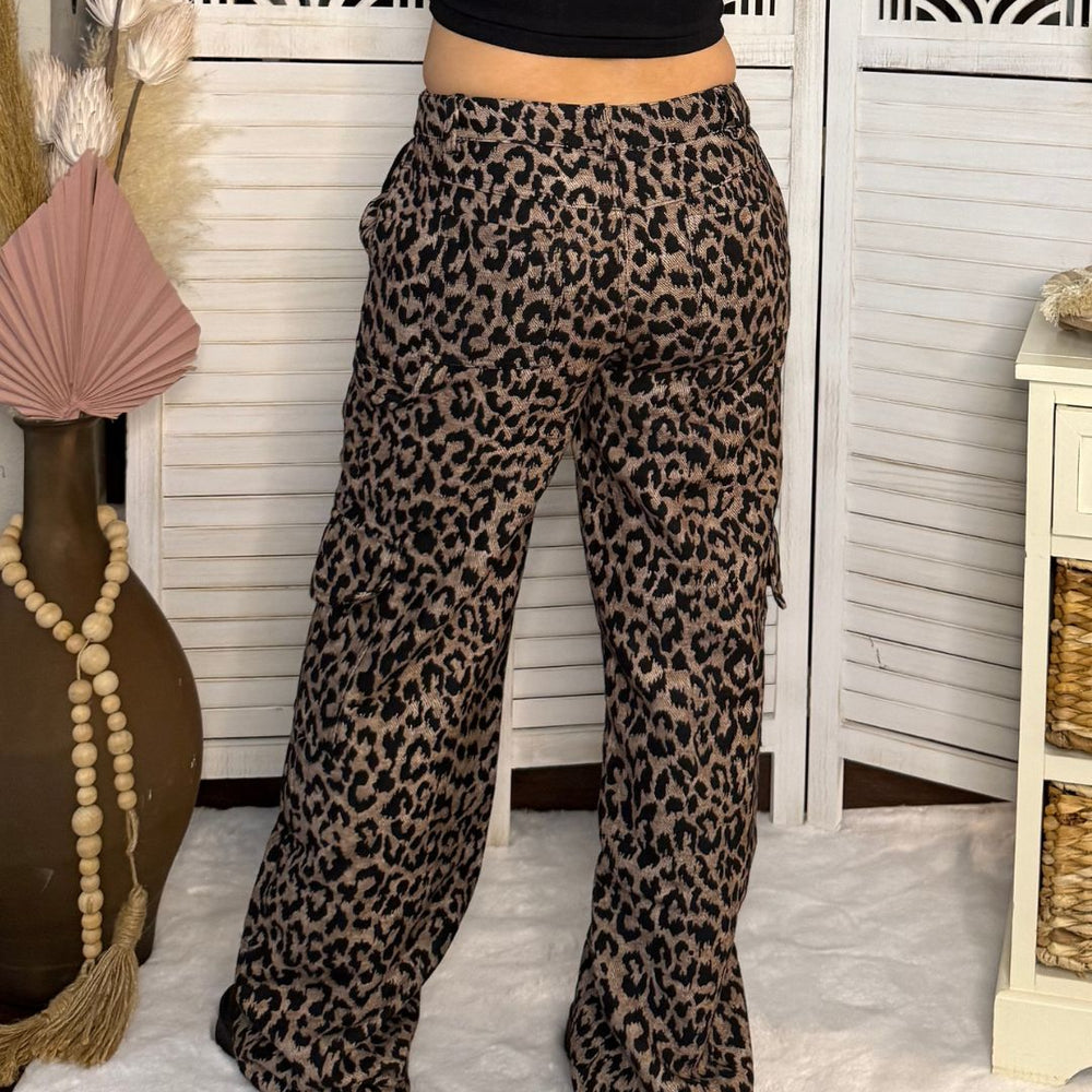 
                  
                    Leopard Wide Leg Pants
                  
                