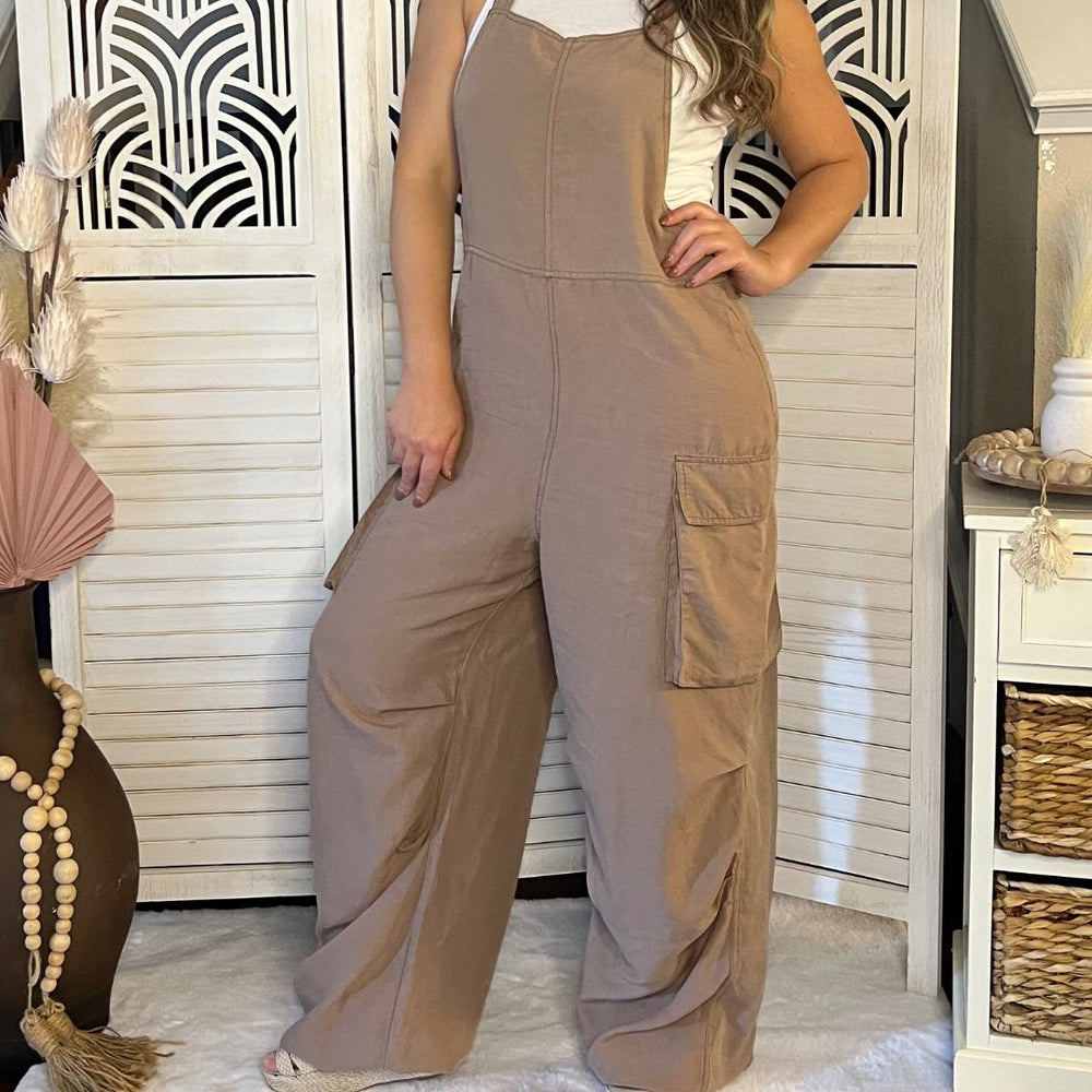 
                  
                    Willow Cargo Wide Leg Jumpsuit
                  
                