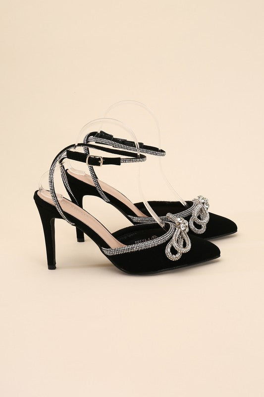 Freya Double Bow Heel