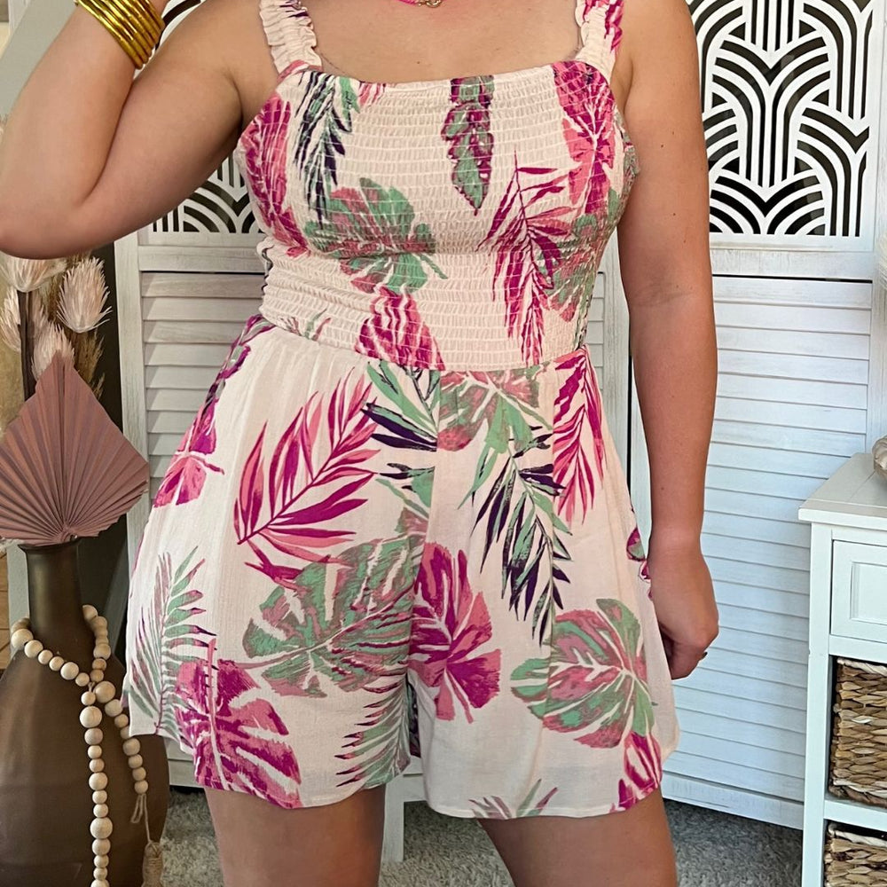 Tropical Sunset Romper