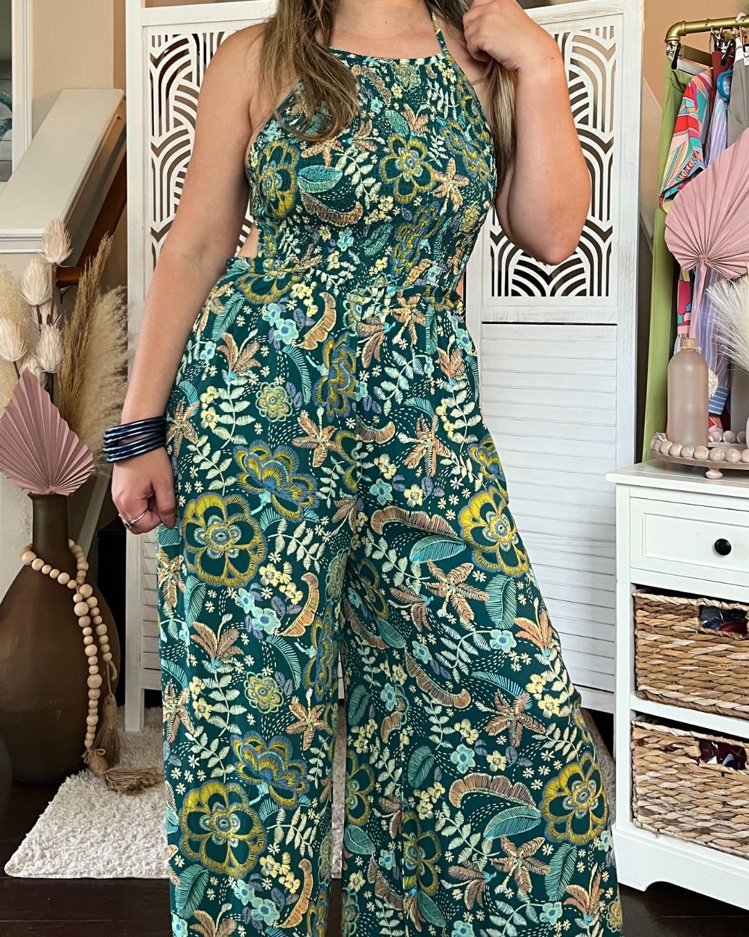 Trip to Italy Floral Jumpsuit