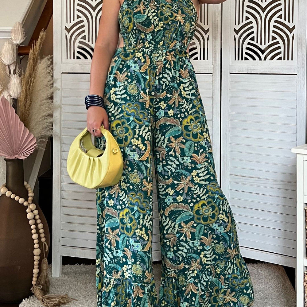 Trip to Italy Floral Jumpsuit