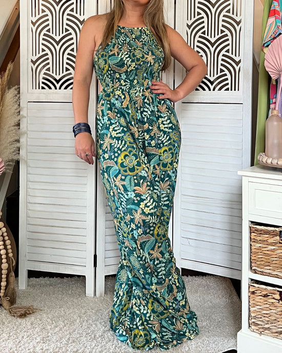 Trip to Italy Floral Jumpsuit