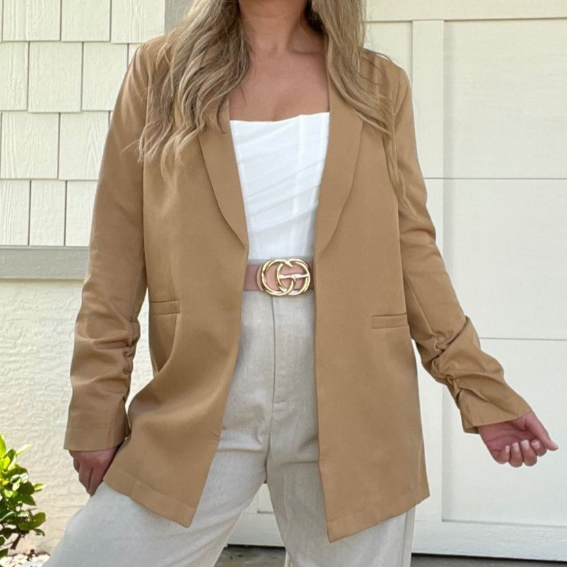 
                  
                    Angel Charm Blazer - Merlot Poppy
                  
                