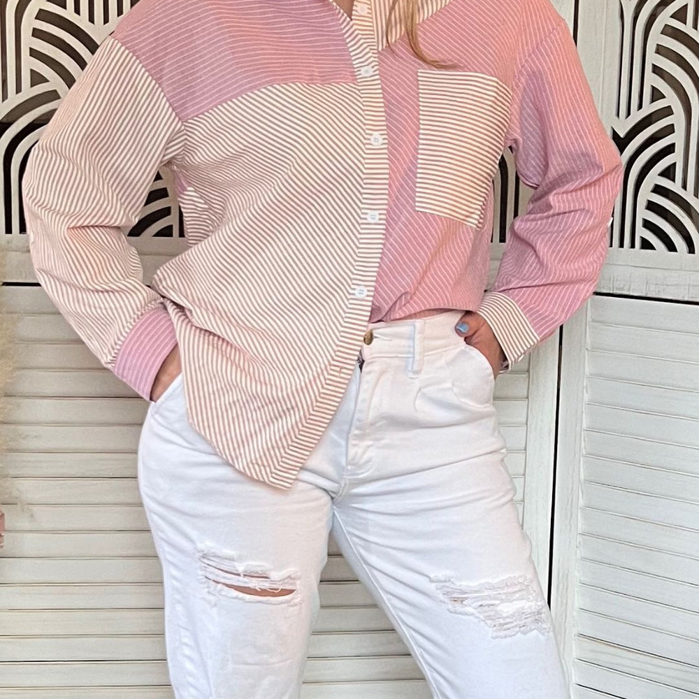 
                  
                    Casual Brunch Shirt - Merlot Poppy Small
                  
                