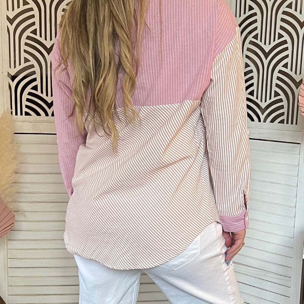 
                  
                    Casual Brunch Shirt - Merlot Poppy
                  
                